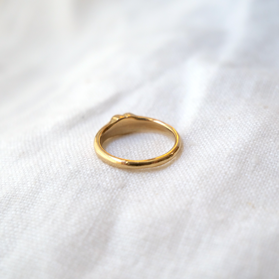 Love Signet Ring-MM Fine Rings-Marisa Mason