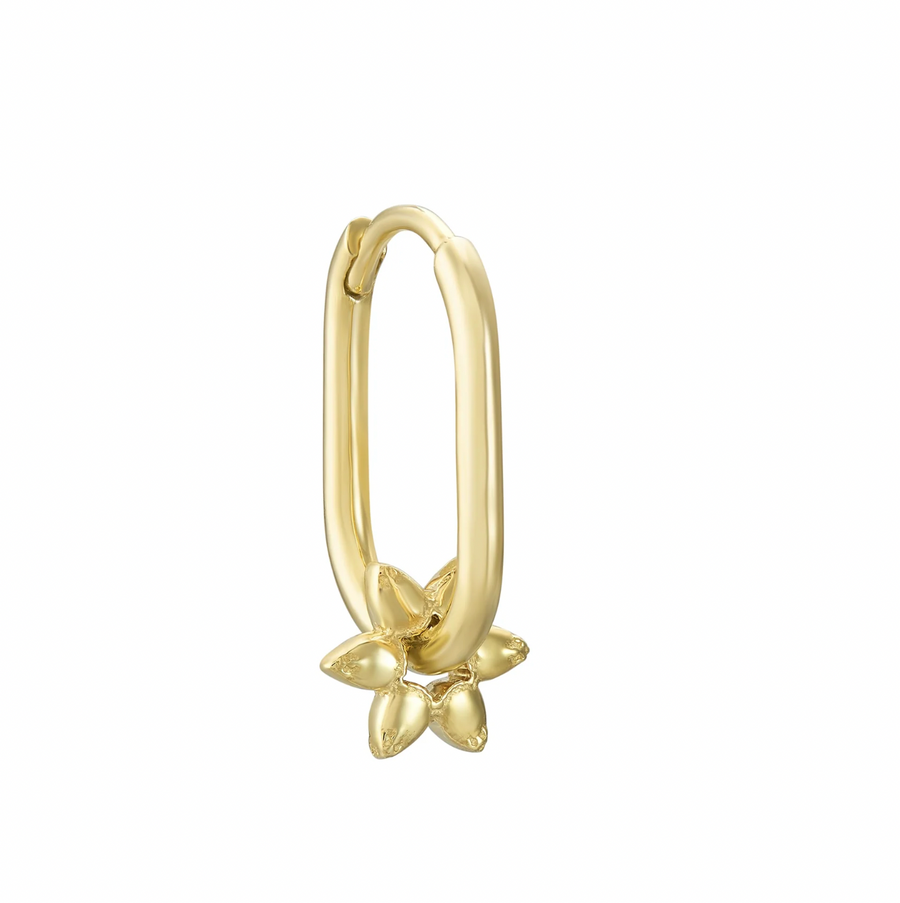 14k gold and diamond flower charms Marisa Mason Jewelry