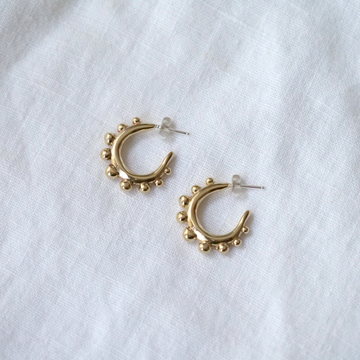 these hoops are a great way to add texture to your everyday look Marisa Mason Jewelry