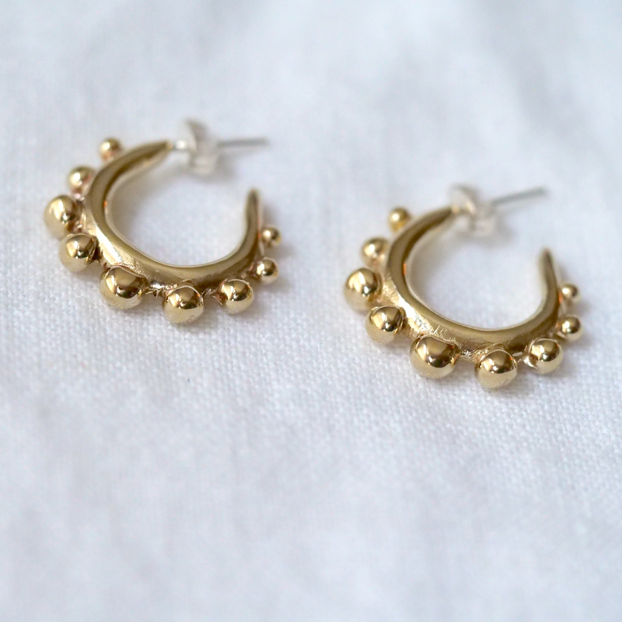 these hoops are a great way to add texture to your everyday look Marisa Mason Jewelry