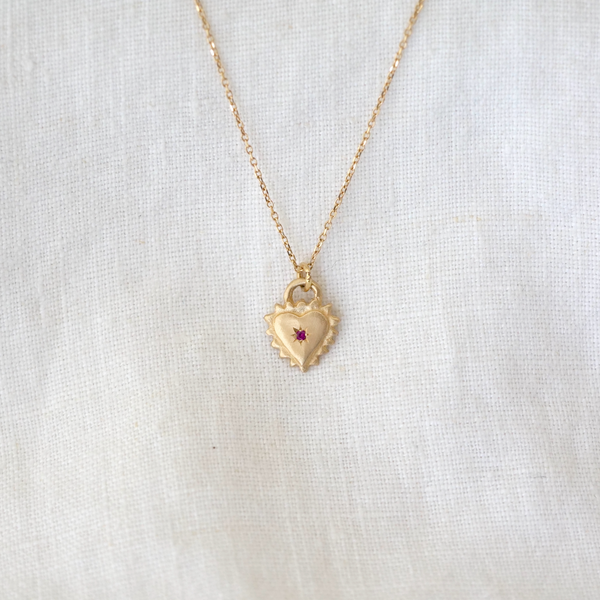 Mini Sagrado with Ruby | Marisa Mason Jewelry