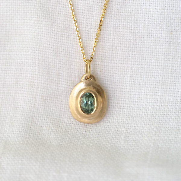Ynez Necklace - Montana Sapphire | Marisa Mason Jewelry