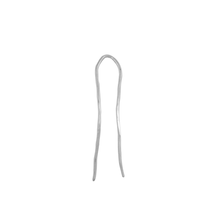 Classic simple hair pin made of silver