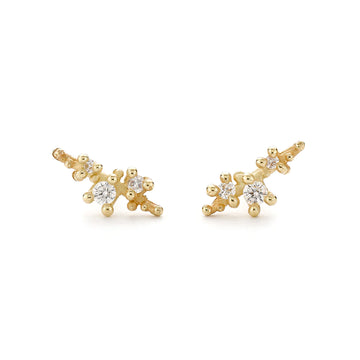 Diamond Encrusted Studs-OD Fine Earrings-Marisa Mason