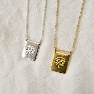 Looking Tag Necklace-Marisa Mason-Marisa Mason