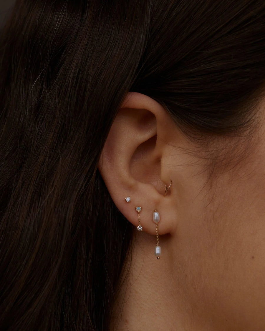 Short Pearl Shower Earring