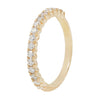 2 of 3: French Cut White Diamond Half Eternity Band