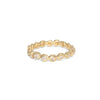 diamond dot eternity band features our hand carved texture with a brushed satin finish across the surface of this uniquely sculptural stacking ring