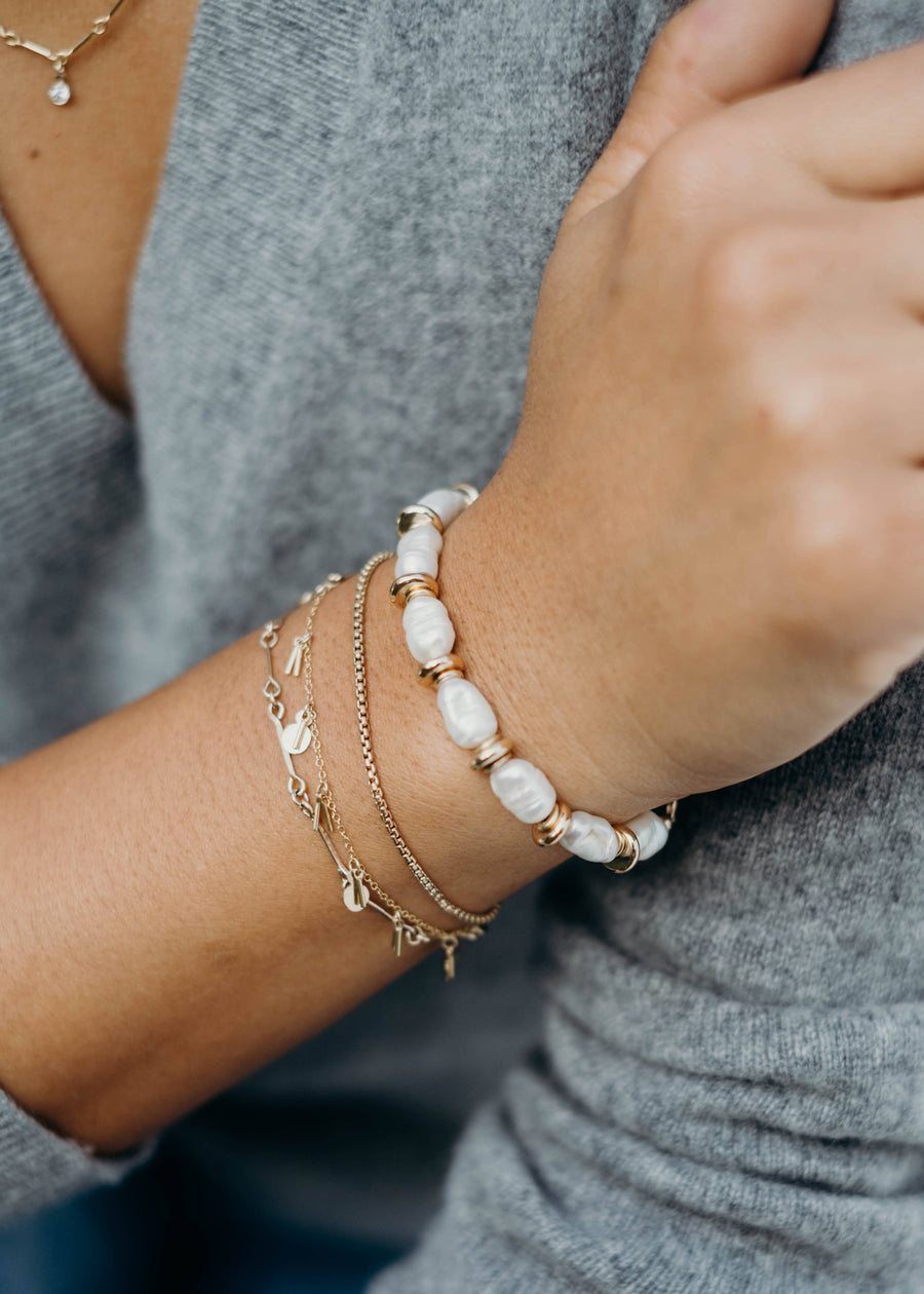 Sequin and Fringe Bracelet