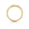 3 of 3: Organic gold band with ten white diamonds inset in the band