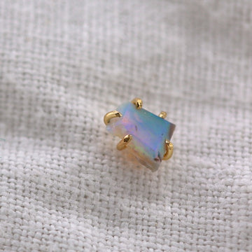 Australian Opal Stud-OD Fine Earrings-Marisa Mason