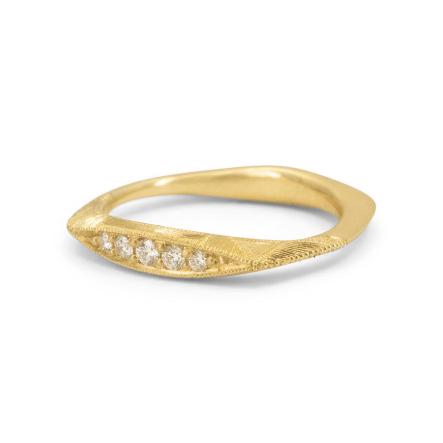 Desert Deco Gemini Melee Diamond Ring #2 OOAK