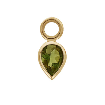 Pear Cut Gemstone Plaque-OD Fine Earrings-Metier-Marisa Mason