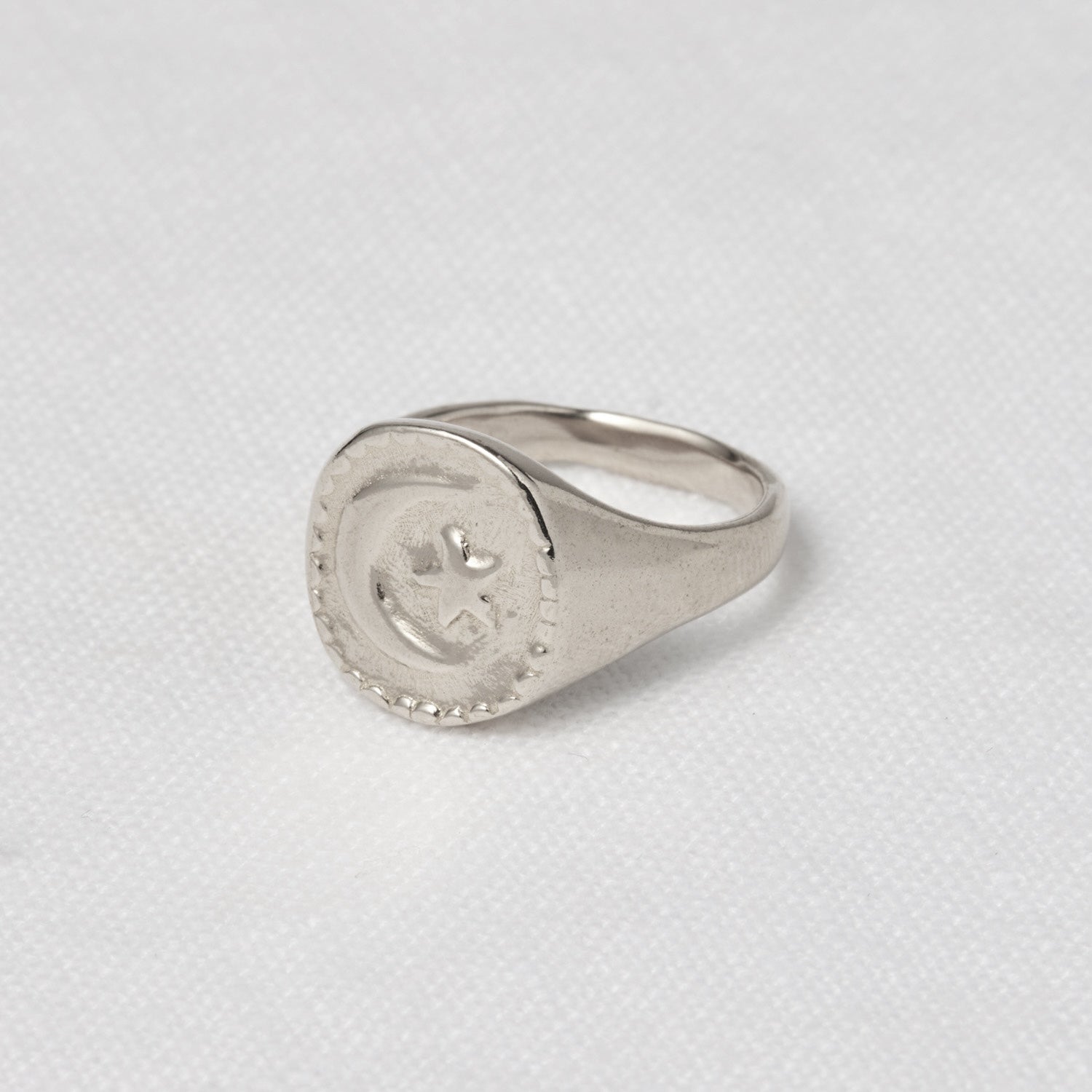 Moon Singet ring | Marisa Mason Jewelry