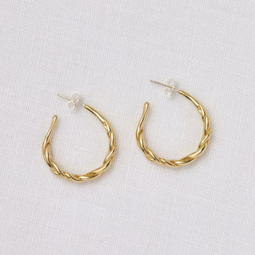 Santorini Hoops-MM Fashion Earrings-Marisa Mason