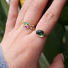 2 of 2: Green Tourmaline Faye Ring