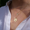 2 of 3: Rising Sun Tourmaline and Diamond Pendant