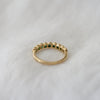 3 of 4: 9 Stone Emerald Ring