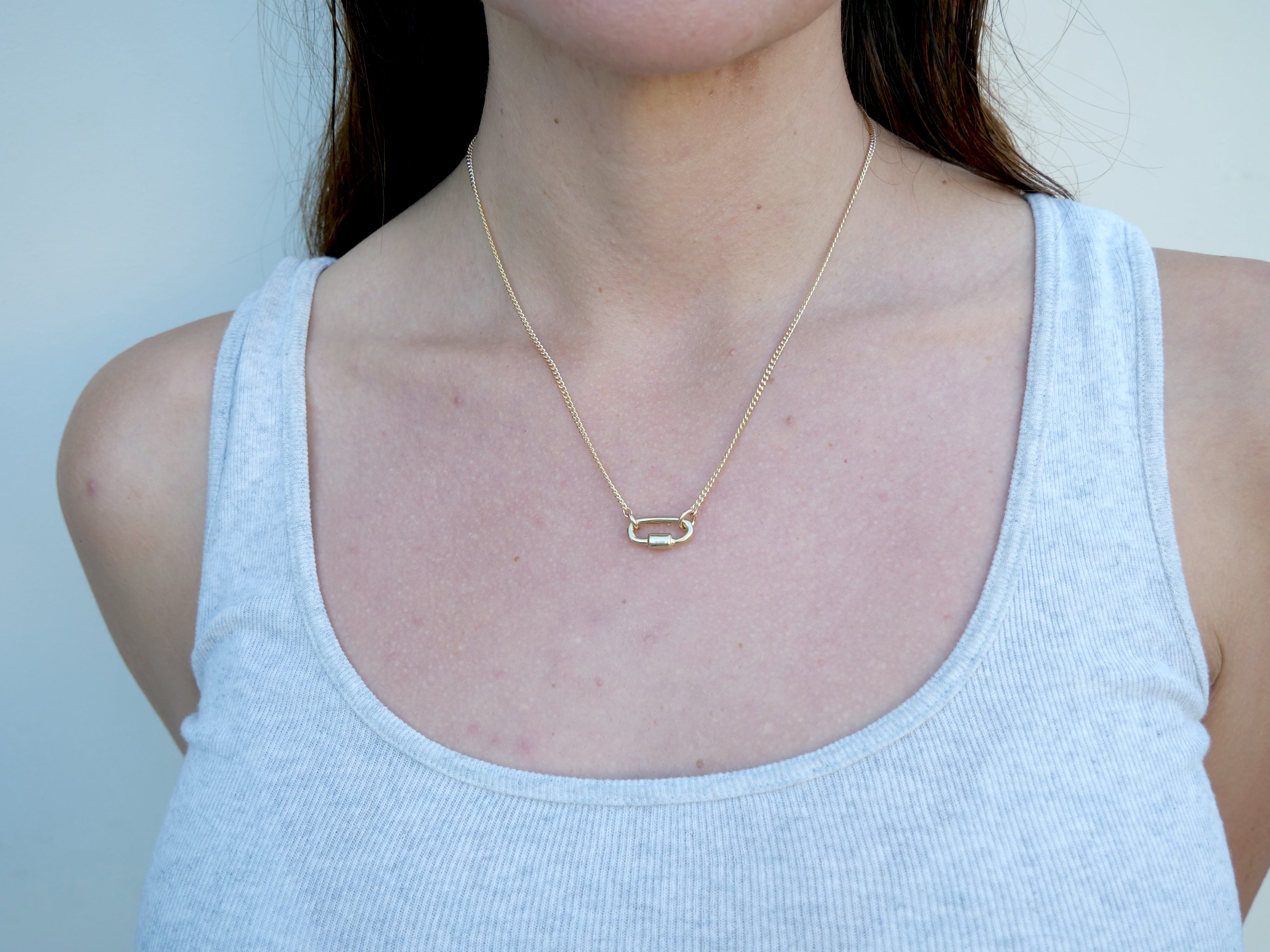 Easy Carabiner Necklace | Marisa Mason Jewelry