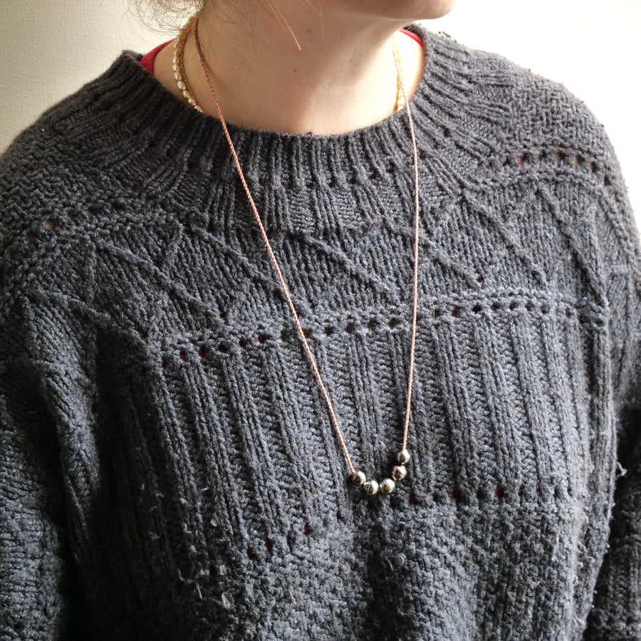 Five Pearl Necklace
