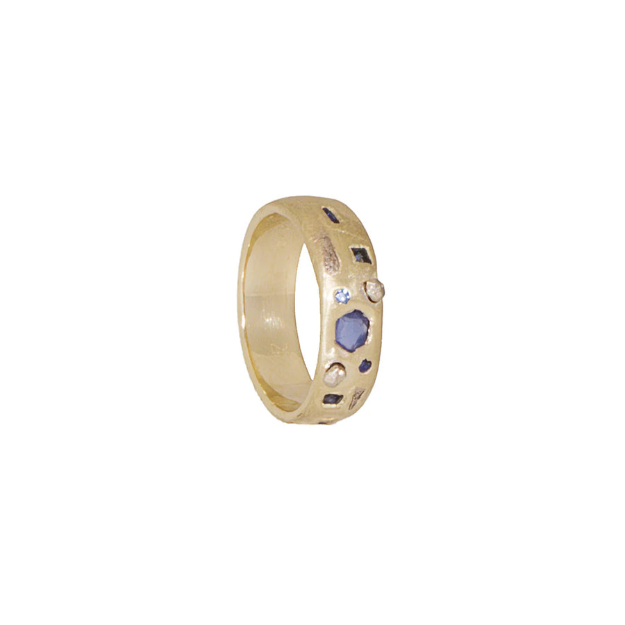 Sapphire Agapi Band