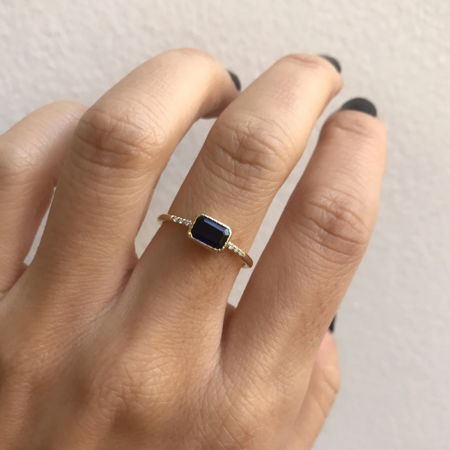 Jennie kwon 2025 sapphire ring