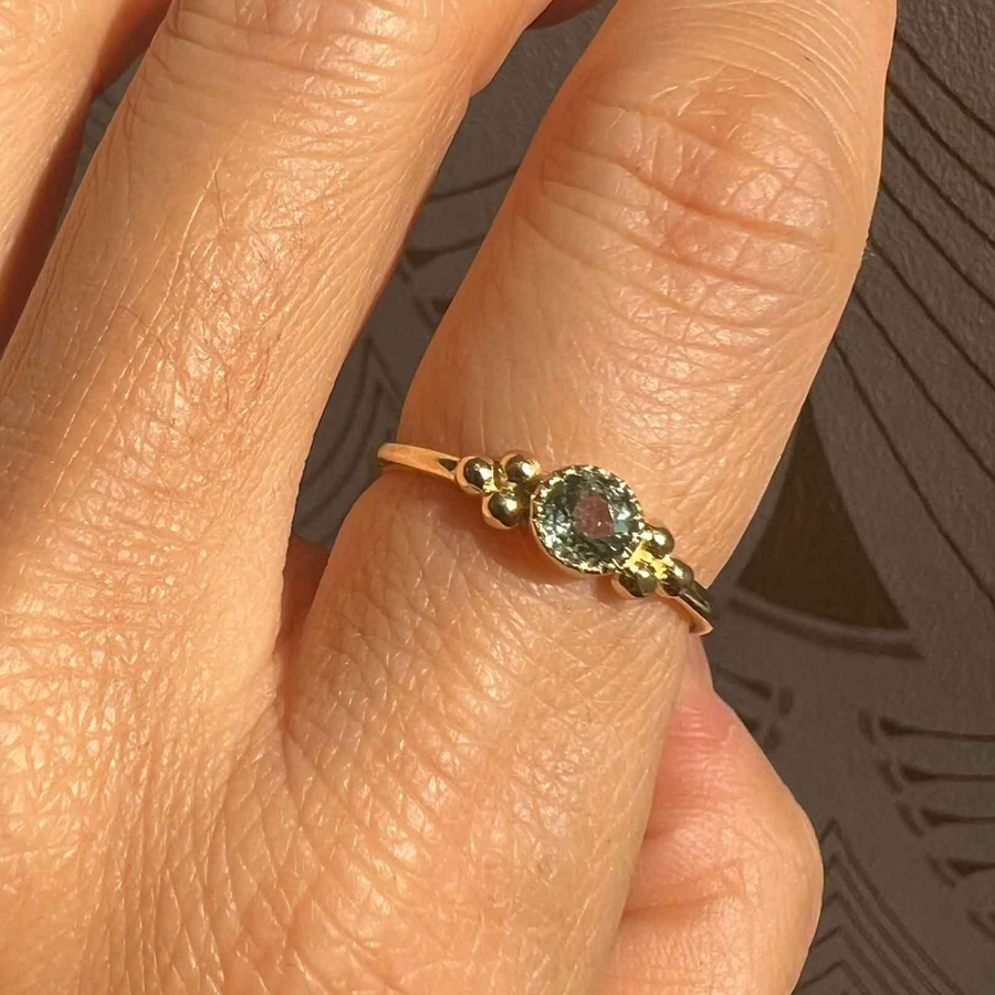 Seville Green Sapphire Ring-OD Fine Rings-Marisa Mason
