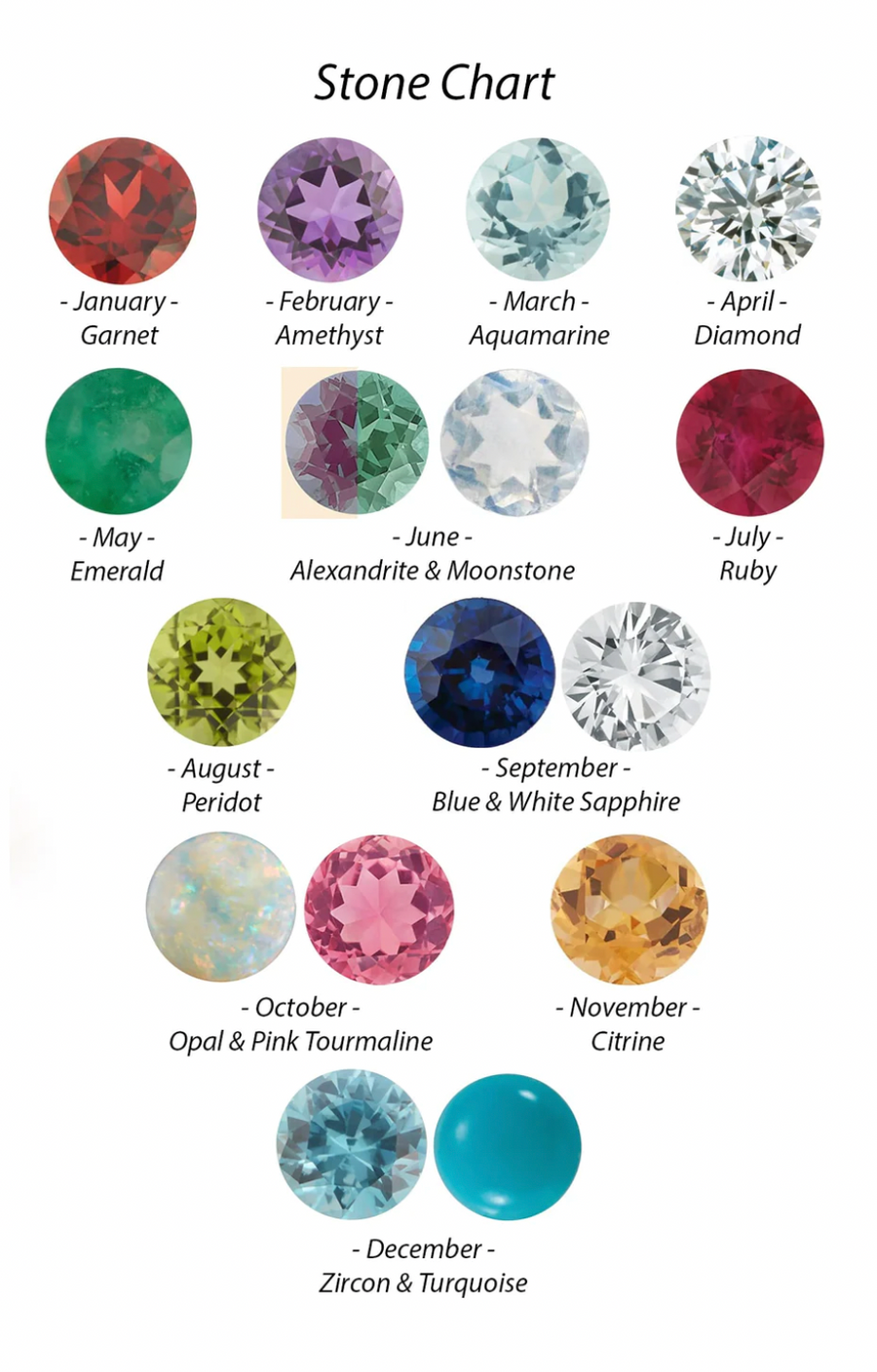 Dainty Birthstone Necklace1