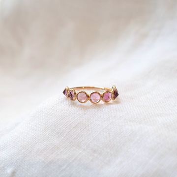7 Pink Tourmaline Band
