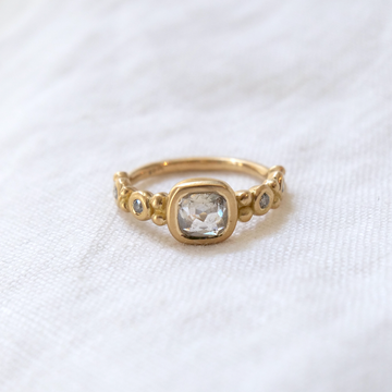 Diamond Detailed Ring-MM Fine Rings-Marisa Mason
