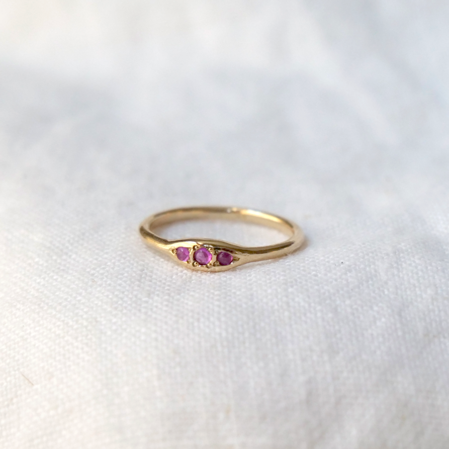 5.00 Carat Ruby Ring with Diamond Accents in 14kt Yellow Gold | Ross-Simons