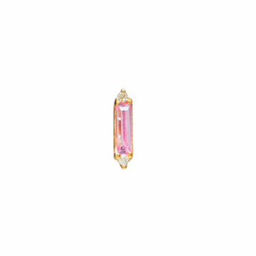 Dazzle Stud with Pink Sapphire