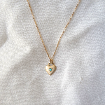 Love Turquoise Necklace-MM Fine Necklaces-Marisa Mason