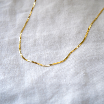 Herringbone Petite-OD Fine Necklaces-Marisa Mason