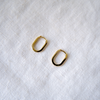 Oval Huggie Hoops-OD Fine Earrings-Marisa Mason