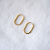 3 of 3: Oval Huggie Hoops-OD Fine Earrings-Marisa Mason