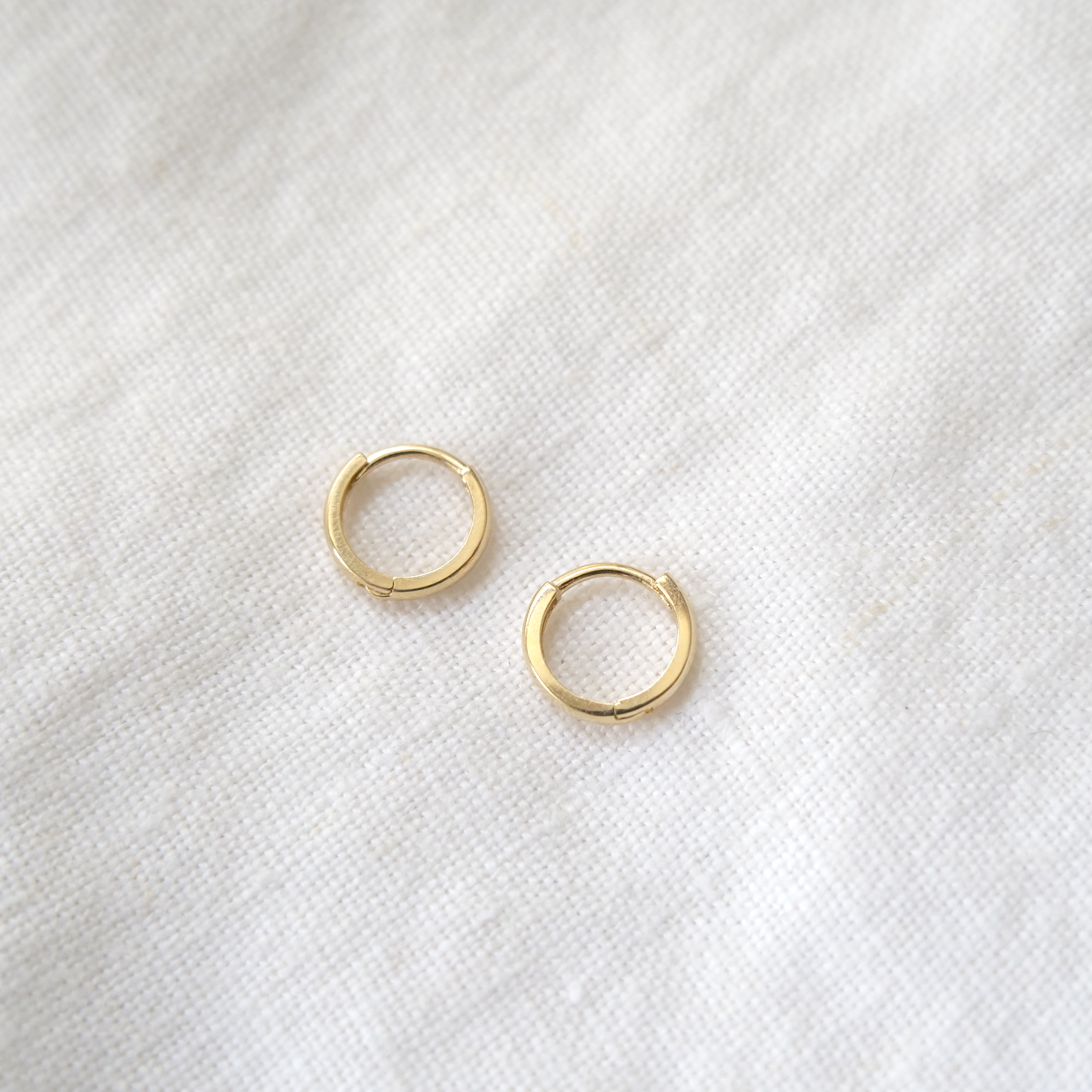 Classic Gold Clicker Hoops – Marisa Mason
