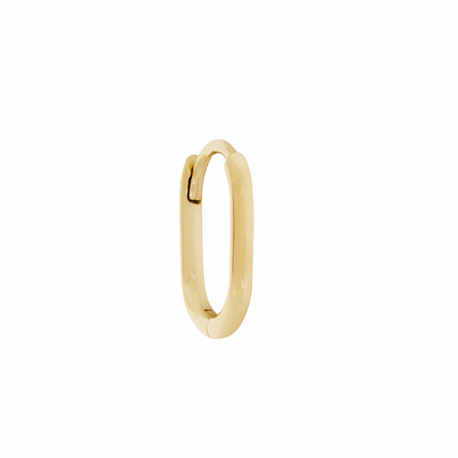 Crafted in 9ct yellow gold, it's your new everyday staple and the perfect starting point for your ear story. Featuring a hinge fastening, it is ideal for smaller piercings. Marisa Mason Jewelry