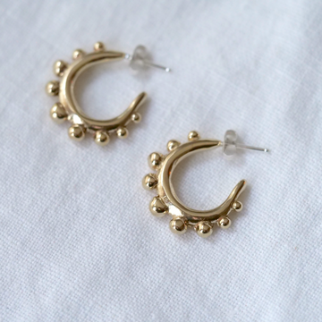 these hoops are a great way to add texture to your everyday look Marisa Mason Jewelry