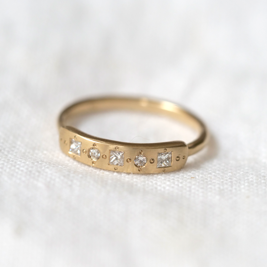 Starry Sky Princess Diamond Ring-MM Fine Rings-Marisa Mason