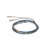 The Neso design beautifully highlights the continuity between the matte glass and gold beads that define this collection. Can be worn as a necklace or bracelet, and each piece is uniquely patterned so that no two are identical.