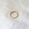 5 of 6: A oval face signet ring with a sweet little olive branch hand engraved on the front.