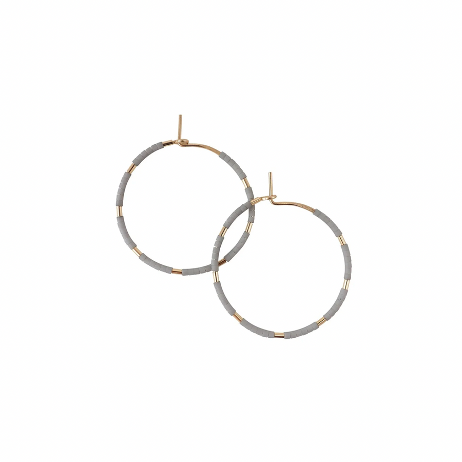 Callisto Hoops-OD Fashion Earrings-Abacus Row-Mist-Marisa Mason