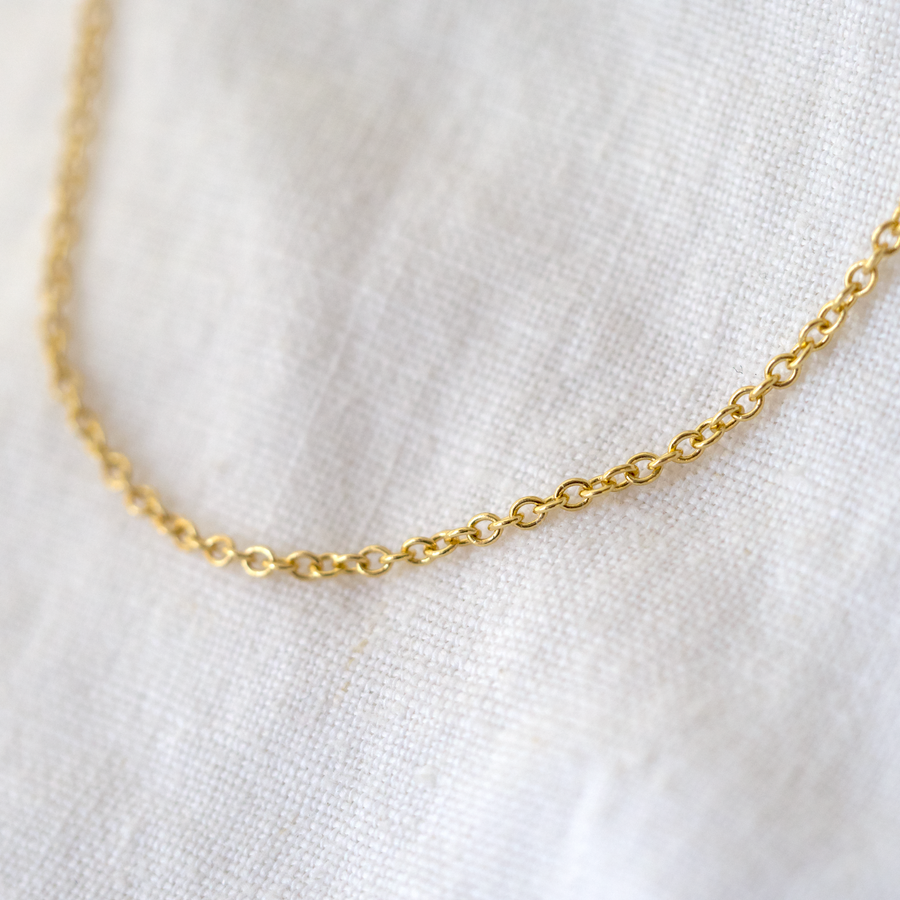 Chunky Rounded Cable Chain-OD Fine Necklaces-MM Gold Essentials-Marisa Mason