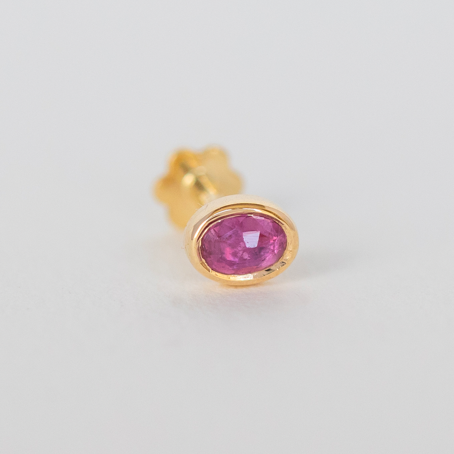 Ruby Flat Back Stud