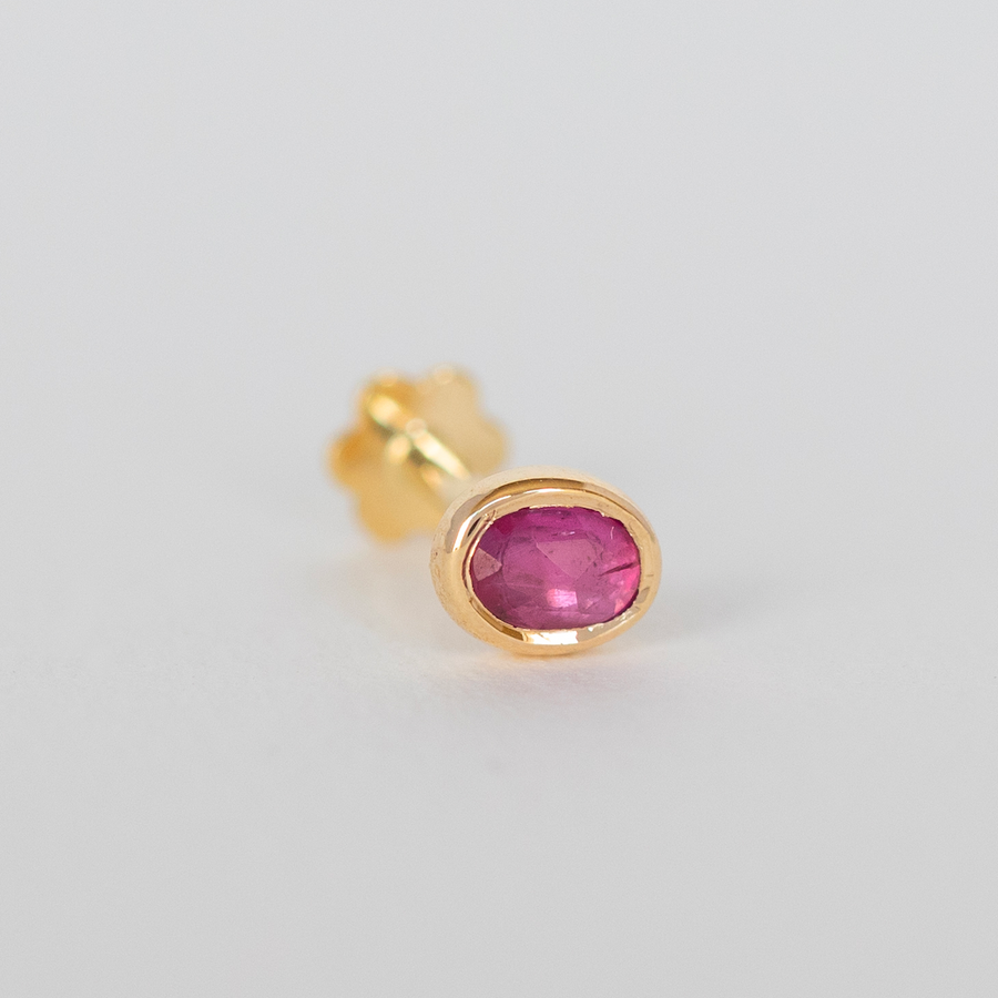 Ruby Flat Back Stud