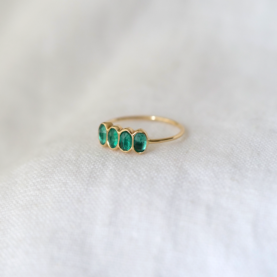 Emerald Multistone Ring