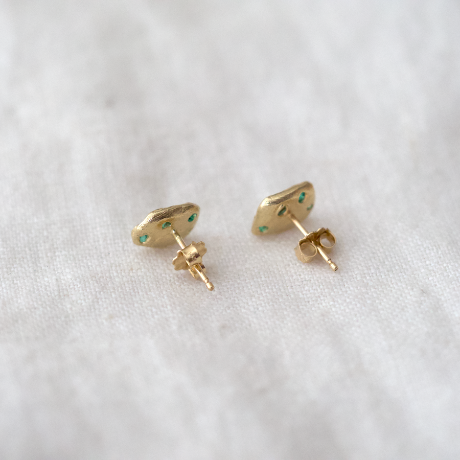 Symplegma Emerald Studs