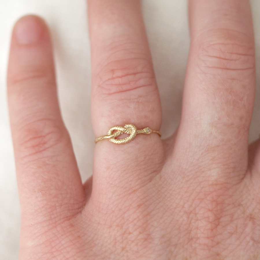 Serpent Knot Ring