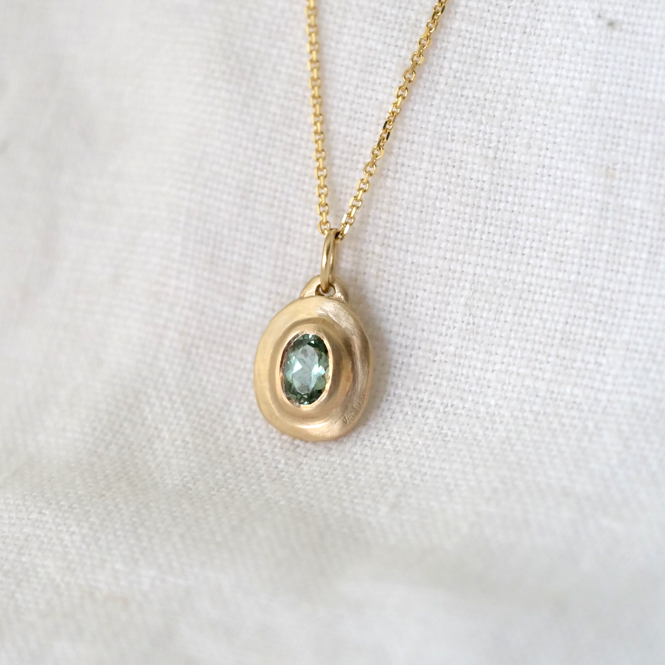 Ynez Necklace - Montana Sapphire | Marisa Mason Jewelry